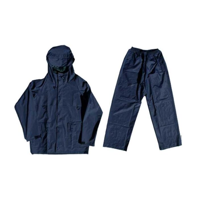 Navy Heavy Duty Rain Suit